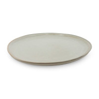 Plato Redondo de Ceramica 26.5 Centimetros Beige BELLARTE LDX-P00340