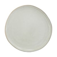 Plato Redondo de Ceramica 26.5 Centimetros Beige BELLARTE LDX-P00340 2