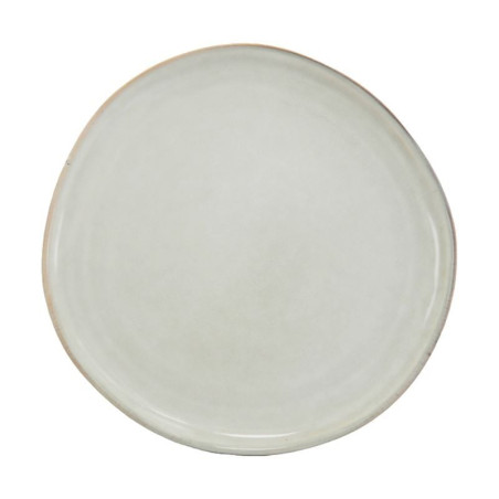 Plato Redondo de Ceramica 26.5 Centimetros Beige BELLARTE LDX-P00340
