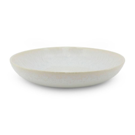 Bowl Redondo de Ceramica 20 x 4 Centimetros Beige BELLARTE LDX-W00440