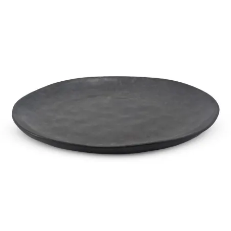 Plato Redondo de Ceramica 20 Centimetros Negro BELLARTE LDX-P00255