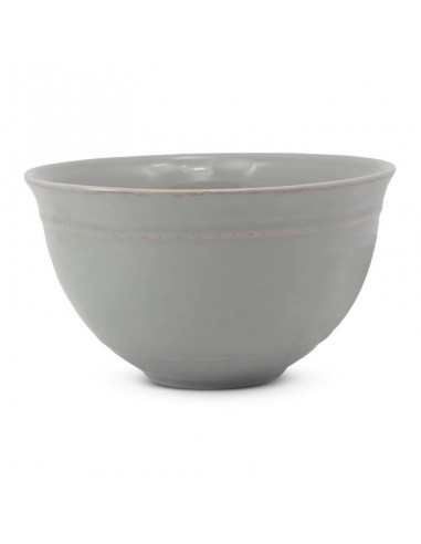 Bowl Redondo de Ceramica15.5 x 9 Centimetros Gris Claro BELLARTE LDX-W00424