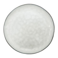 Plato Redondo de Ceramica 27.8 Centimetros Beige BELLARTE LDX-P00192 2