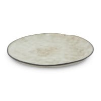 Plato Redondo de Ceramica 20.5 Centimetros Beige BELLARTE LDX-P00193