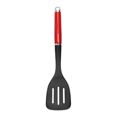 Espatula Ranurada de Nylon con Puno Rojo KITCHEN AID KAG002OHERE