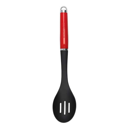 Cuchara Ranurada de Nylon con Puno Rojo KITCHEN AID KAG004OHERE