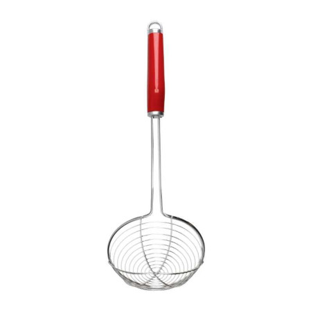 Espumadera de Acero Inoxidable con Puno Rojo KITCHEN AID KAG010OHERE