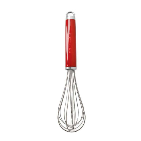 Batidor Globo de Acero Inoxidable con Puno Rojo KITCHEN AID KAG060OHERE