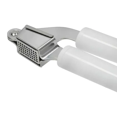 Prensa Clasica para Ajo de Acero Inoxidable con Puno Blanco KITCHEN AID KCG132OHWHE