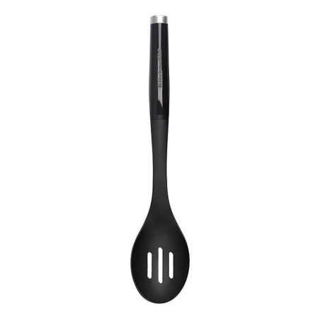 Cuchara Clasica Ranurada de Nylon Negra KITCHEN AID KCG004OHOBE