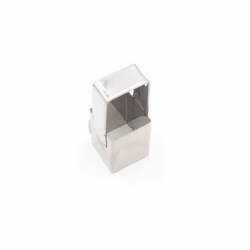 Cortador de Acero Inoxidable Cuadrado para Galletas de 8 x 8 Centimetros TIPS 1208