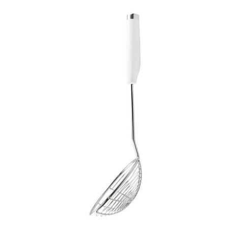 Colador Clasico de Alambre de Acero Inoxidable con Puno Blanco 39 Centimetros KITCHEN AID KCG010OHWHE