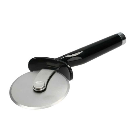 Cortador y Rebanador Clasico de Acero Inoxidable para Pizza con Puno Negro KITCHEN AID KCG113OHOBE