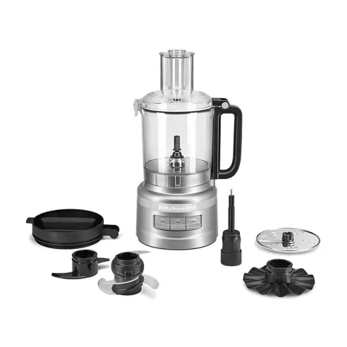 Procesador para Alimentos en Acabado Plateado de 9 Tazas KITCHEN AID KFP0921CU