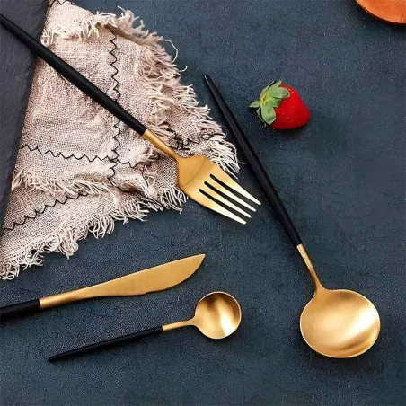 Juego de Cuberteria Platinum Portugal de 24 Piezas TIPS BCS01-14