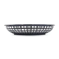Canasta Plastica Ovalada para Comida Rapida de 9.5 x 6 Pulgadas, Color Negro THUNDER PLBK938K