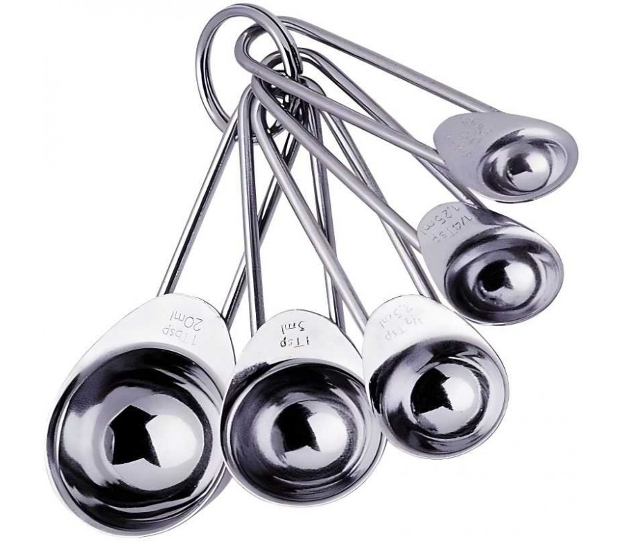 Set de cucharas medidoras de acero inoxidable #48012 - HIC