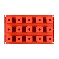 Molde de Silicon Rectangulo Hueco 15 Cavidades MASTER CHEF JSC2544