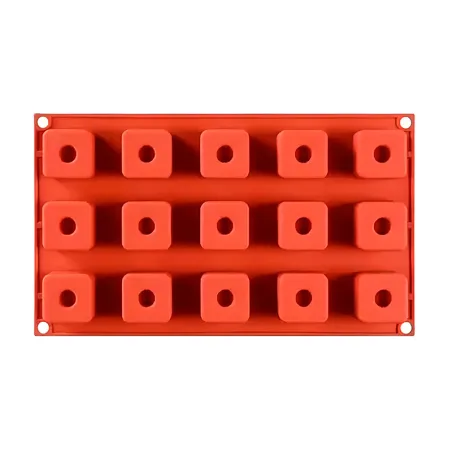 Molde de Silicon Rectangulo Hueco 15 Cavidades MASTER CHEF JSC2544