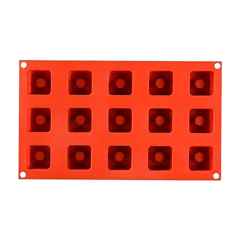 Molde de Silicon Rectangulo Hueco 15 Cavidades MASTER CHEF JSC2544
