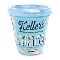 Crema Kellers para Batir Sabor Vainilla en Vaso de 450 Gramos SIN ASIGNAR 2004