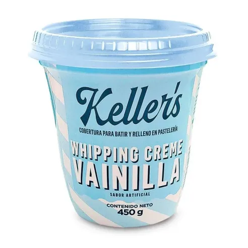 Crema Kellers para Batir Sabor Vainilla en Vaso de 450 Gramos SIN ASIGNAR 2004