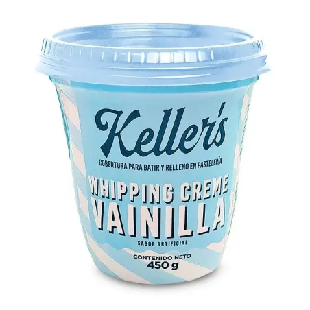 Crema Kellers para Batir Sabor Vainilla en Vaso de 450 Gramos SIN ASIGNAR 2004