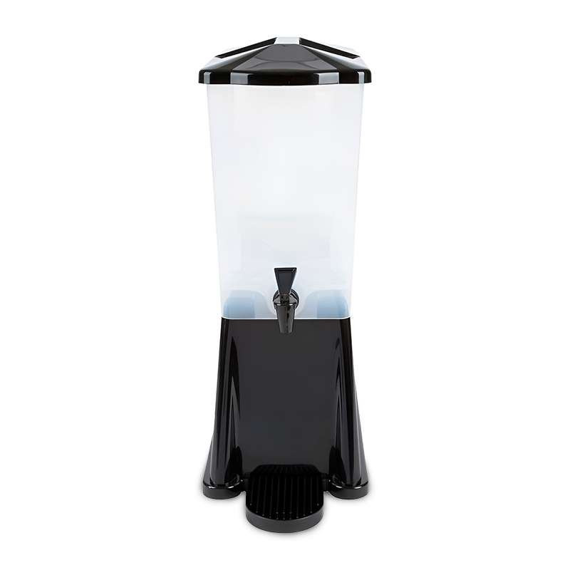 Dispensador de Bebidas Sencillo,  3 Galones, Color Negro TABLECRAFT 353DP