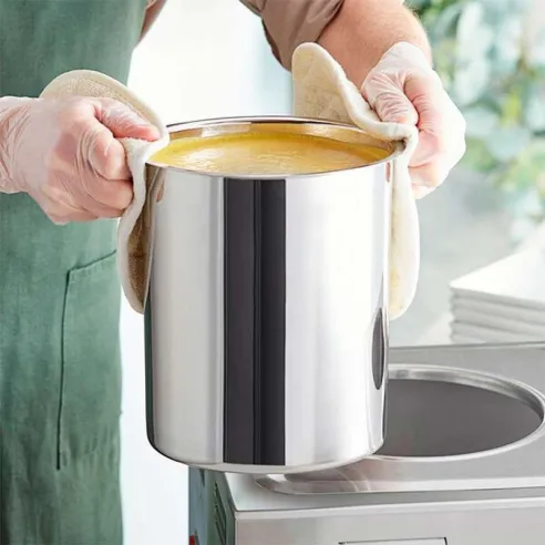 Olla de Acero Inoxidable para Bano Maria de 6 Cuartos sin Tapa KING METAL BMP06