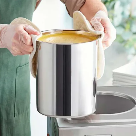 Olla de Acero Inoxidable para Bano Maria de 6 Cuartos sin Tapa KING METAL BMP06