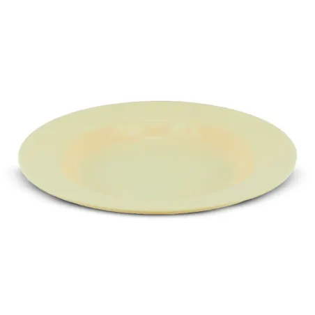 Plato Hondo de Melamina de Borde Ancho de 9 Pulgadas de Color Beige SIN ASIGNAR MD902090-2-TAN/LIQUIDACION