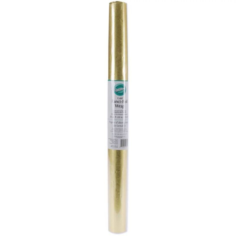 Papel de Aluminio de 20 x 15 Pulgadas de Color Dorado  WILTON 804-183