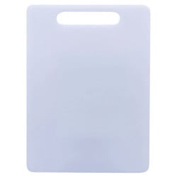 Tabla de Picar de Policarbonato de Color Blanco de 15 x 25 x 0.7 Centimetros MASTER CHEF 0610-10 WHITE