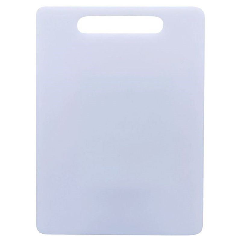 Tabla de Picar de Policarbonato de Color Blanco de 15 x 25 x 0.7 Centimetros MASTER CHEF 0610-10 WHITE