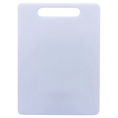 Tabla de Picar de Policarbonato de Color Blanco de 15 x 25 x 0.7 Centimetros MASTER CHEF 0610-10 WHITE