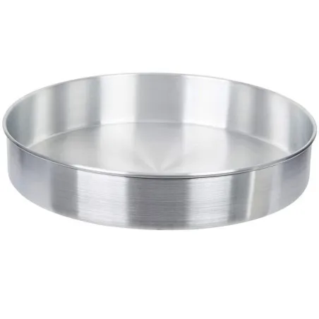 Molde Redondo de Aluminio de 26 x 7 Centimetros TIPS CAPA #26 / 7A