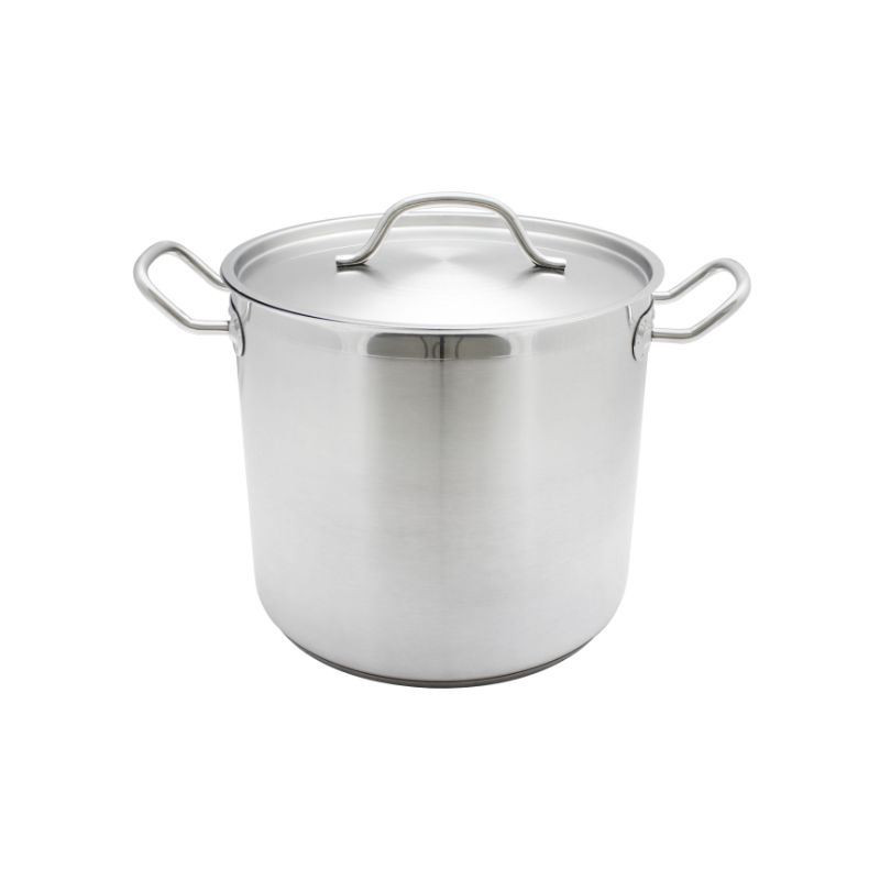 Olla Stock Acero Inoxidable con Tapa 24 Qts THUNDER SLSPS4024