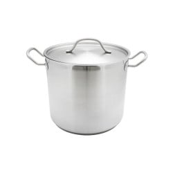 Olla de Stock de Acero Inoxidable con Tapa  de 20 Quartos THUNDER SLSPS4020