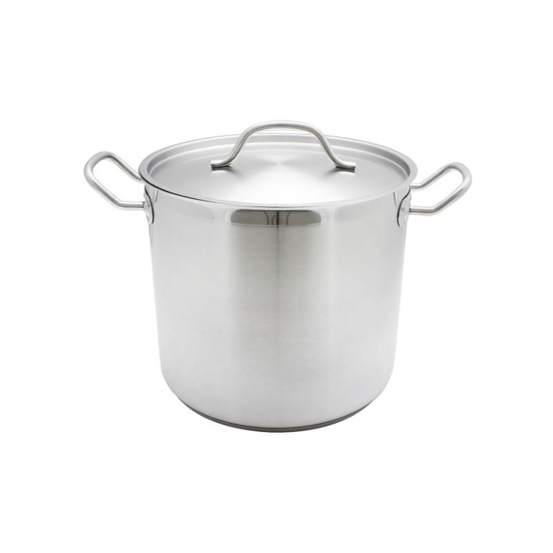 Olla de Stock de Acero Inoxidable con Tapa  de 20 Quartos THUNDER SLSPS4020