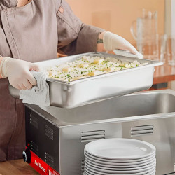 Bandeja de Acero Inoxidable Full x 4 Pulgadas MASTER CHEF F4 2