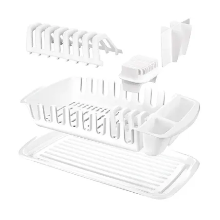 Escurridor Blanco para Platos con Bandeja Recogedora TESCOMA 900644