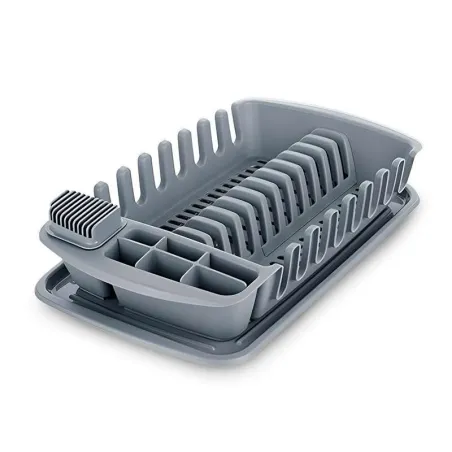 Escurridor Gris para Platos con Bandeja Recogedora TESCOMA 900643