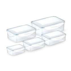 Contenedor Rectangular de Polipropileno, Set de 5 Unidades TESCOMA 892094