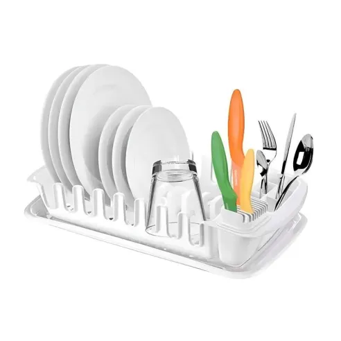 Escurridor Blanco para Platos con Bandeja Recogedora TESCOMA 900644