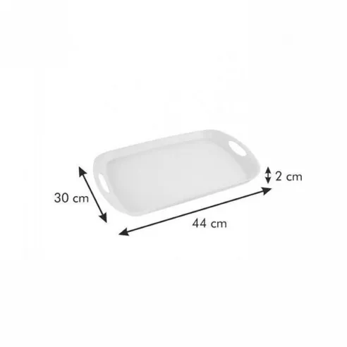 Azafate de Plastico de 44 x 30 Centimetros, Color Oliva TESCOMA 662608