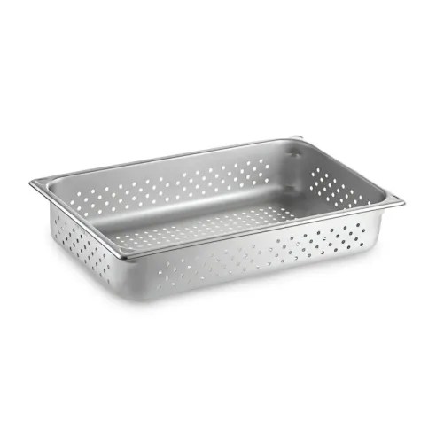 Bandeja de  Acero Inoxidable Perforada Full x 4 Pulgadas MASTER CHEF FP4