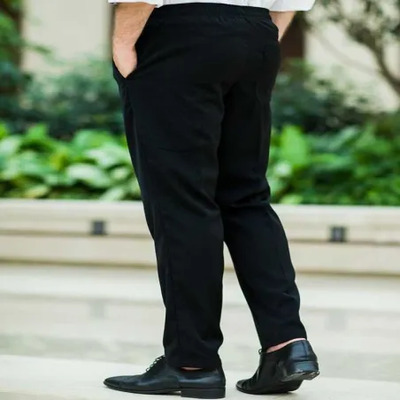 Pantalon Negro Talla XL CHECKEDOUT U202C0100J-XL