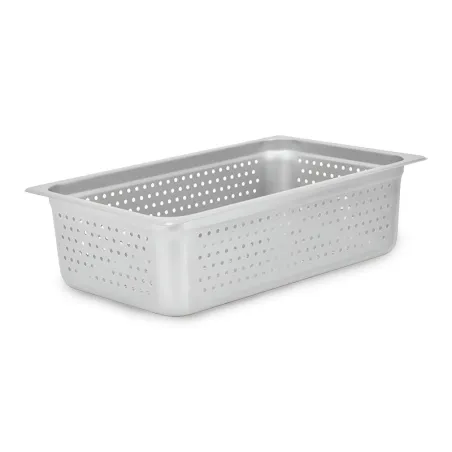 Bandeja de Acero Inoxidable Perforada Full de 6 Pulgadas MASTER CHEF FP6