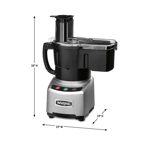 Procesador para alimentos 4 cuartos alimentacion continua 110V WARING WFP16SCD