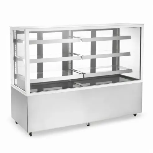 Vitrina Exhibidora Refrigerada 4 Niveles 55.5 x 28 x 70 Pulgadas QUANTUM PRO VR-571ZW